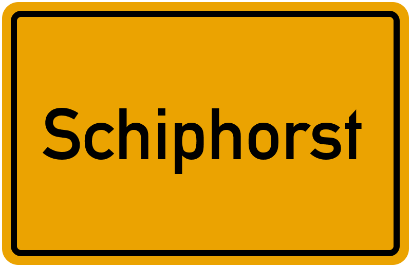 Ortsschild Schiphorst