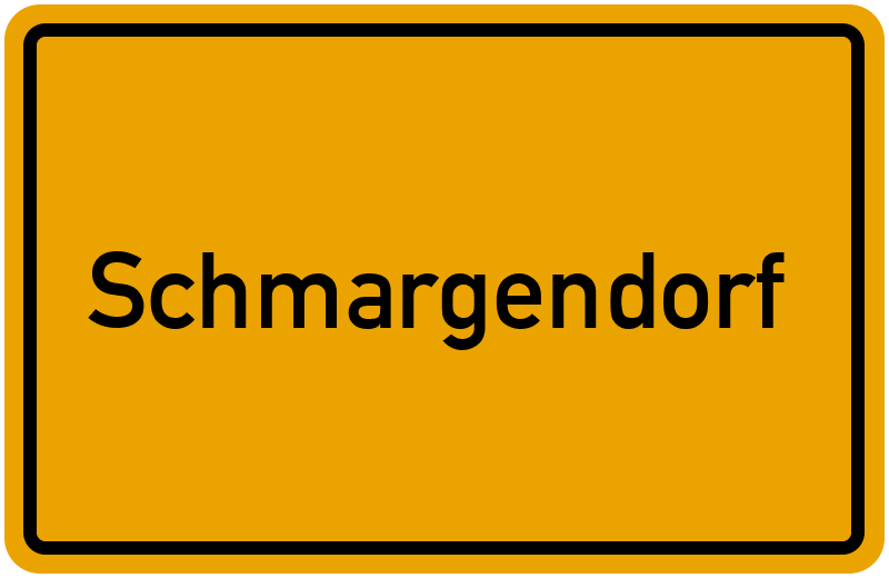 Ortsschild Schmargendorf