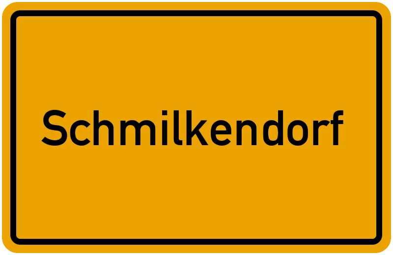 Ortsschild Schmilkendorf