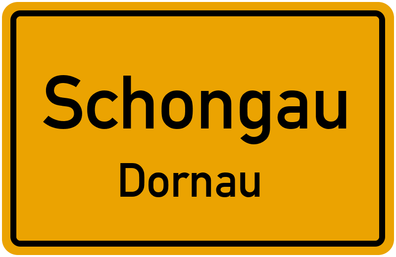 Ortsschild Schongau