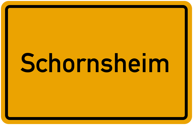 Ortsschild Schornsheim