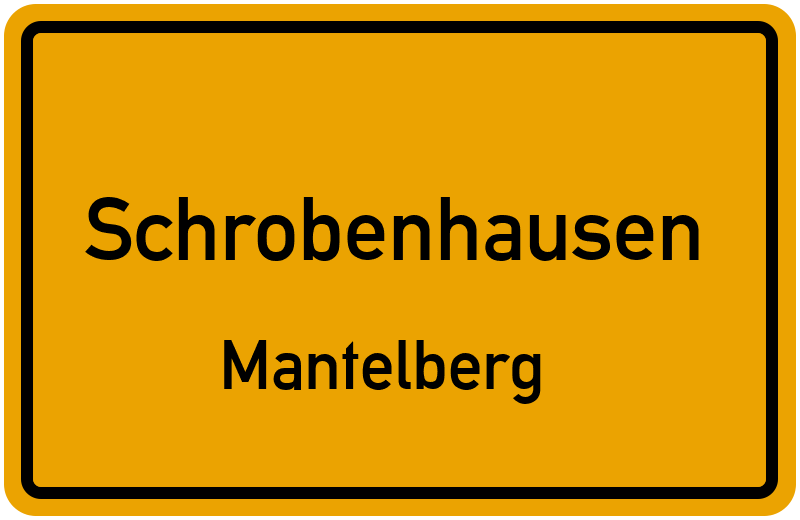 Ortsschild Schrobenhausen