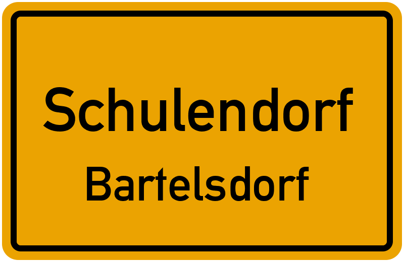 Ortsschild Schulendorf