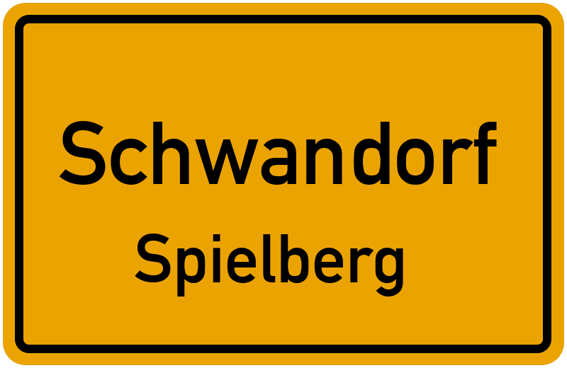 Ortsschild Schwandorf