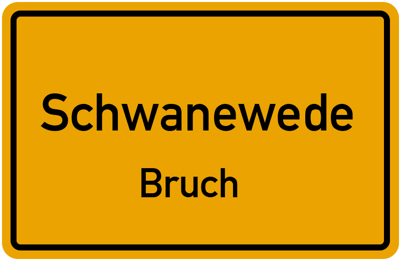 Ortsschild Schwanewede