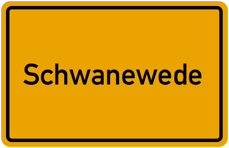 Ortsschild Schwanewede