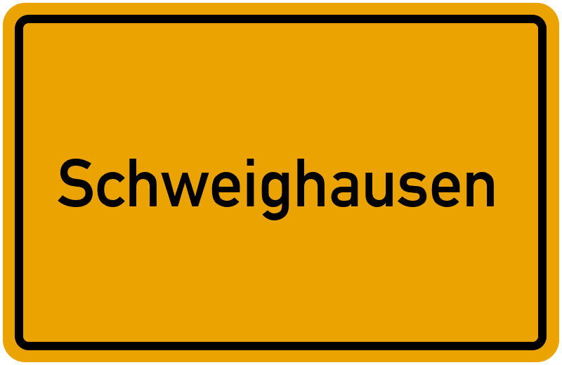 Ortsschild Schweighausen