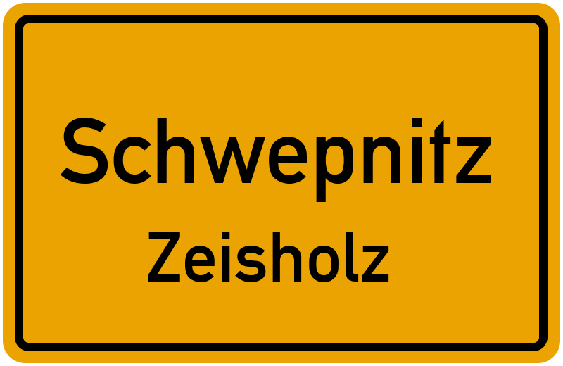 Ortsschild Schwepnitz