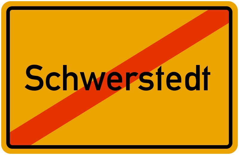 Ortsschild Schwerstedt