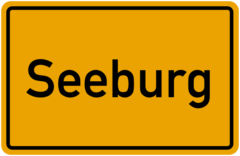 Ortsschild Seeburg