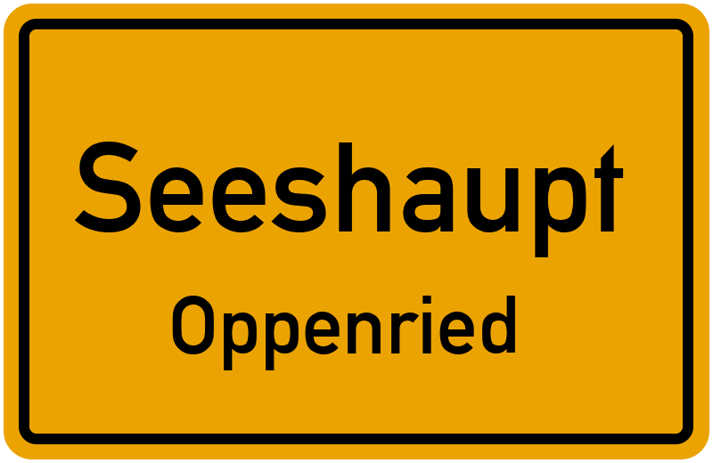 Ortsschild Seeshaupt