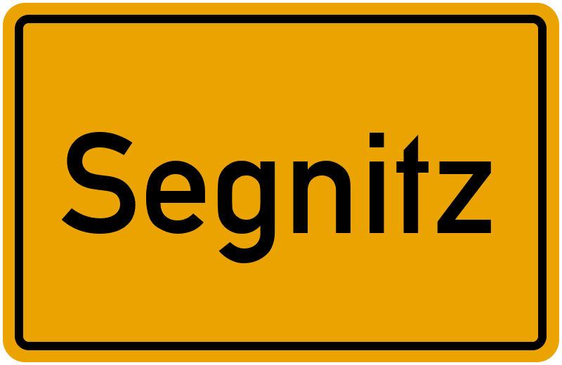 Ortsschild Segnitz