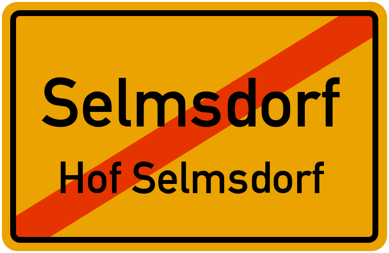Ortsschild Selmsdorf