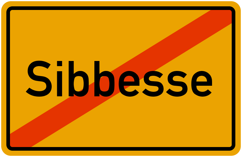 Ortsschild Sibbesse