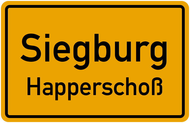Ortsschild Siegburg