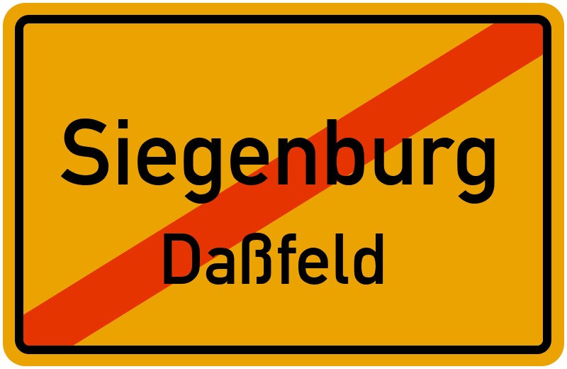 Ortsschild Siegenburg