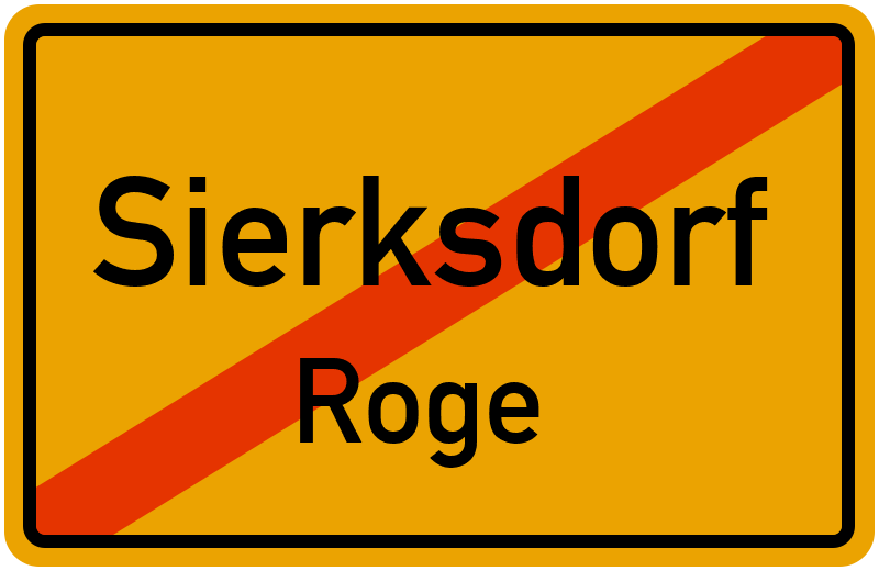 Ortsschild Sierksdorf
