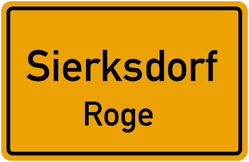 Ortsschild Sierksdorf