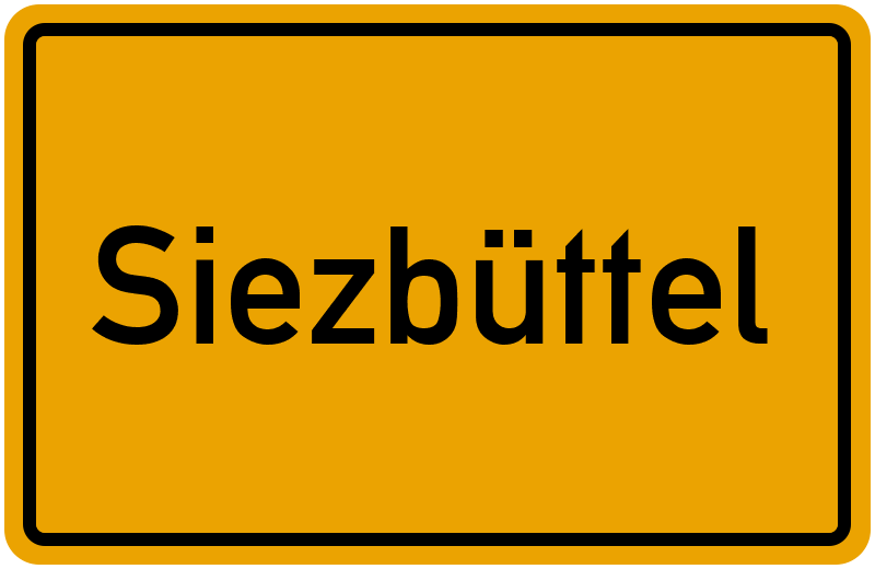 Ortsschild Siezbüttel