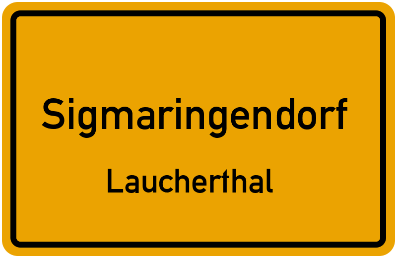 Ortsschild Sigmaringendorf