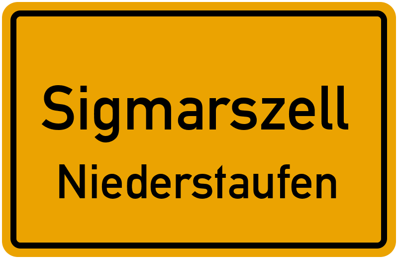 Ortsschild Sigmarszell