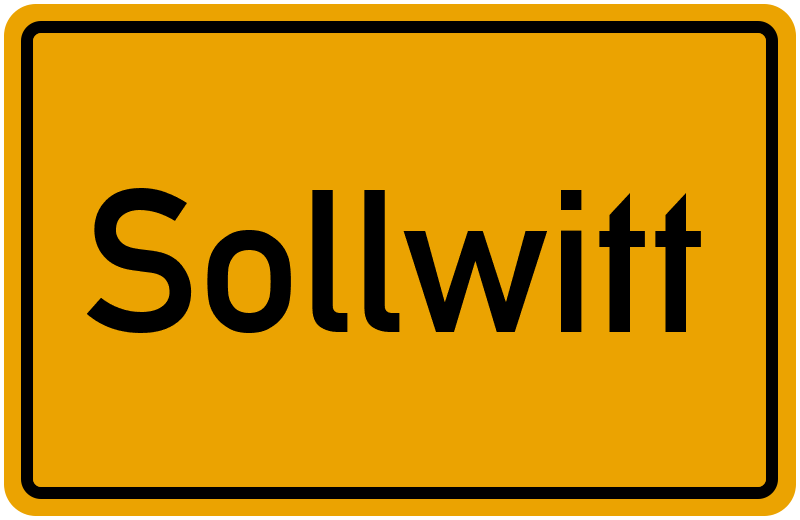Ortsschild Sollwitt