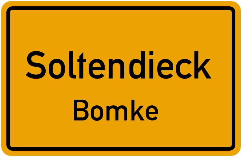 Ortsschild Soltendieck