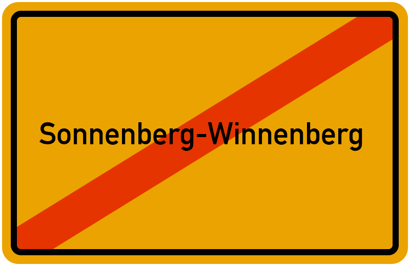 Ortsschild Sonnenberg-Winnenberg