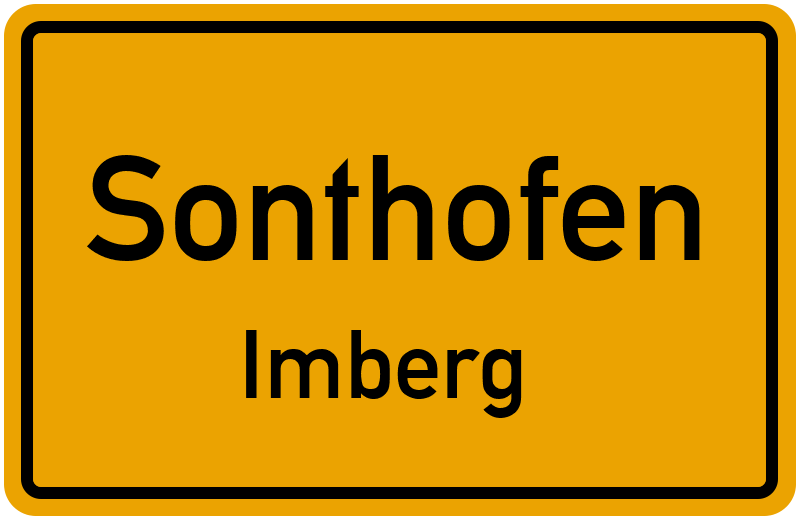 Ortsschild Sonthofen