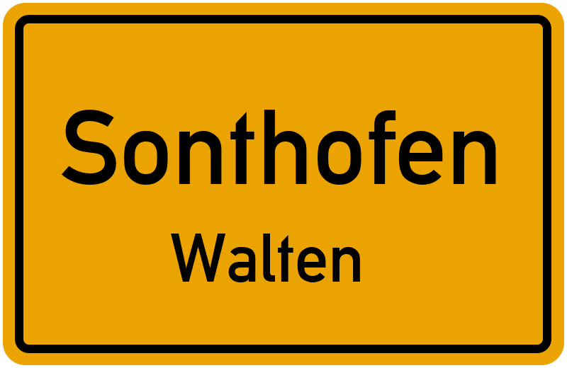 Ortsschild Sonthofen
