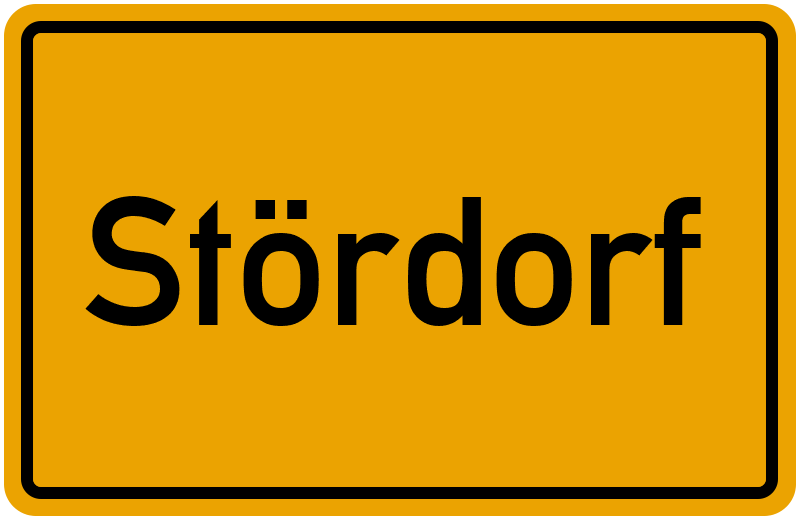 Ortsschild Stördorf