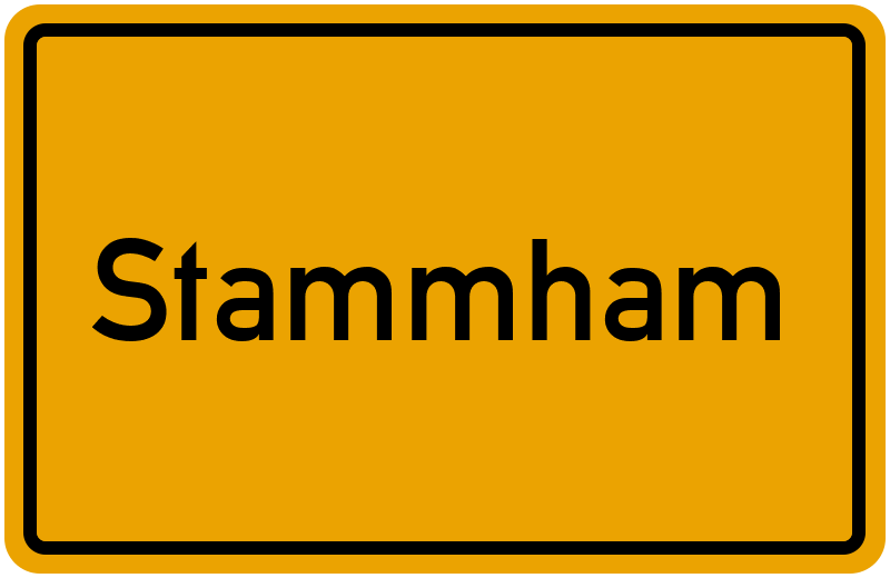 Ortsschild Stammham