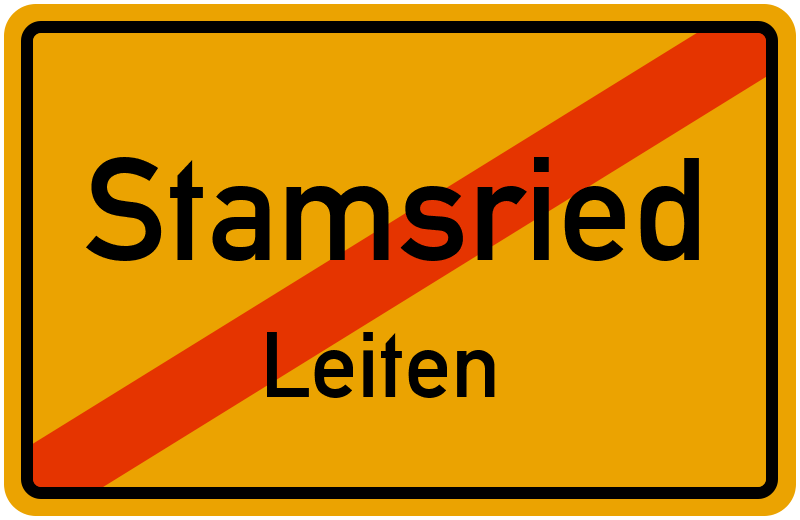 Ortsschild Stamsried
