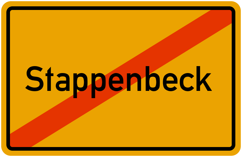 Ortsschild Stappenbeck