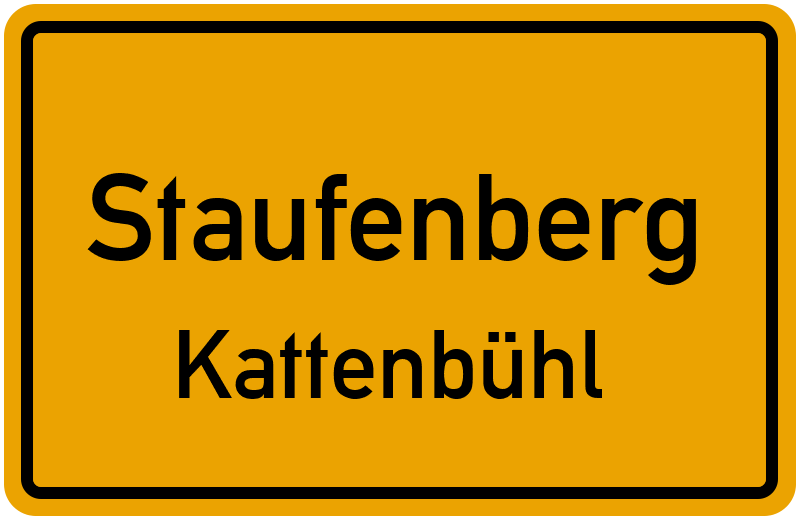 Ortsschild Staufenberg