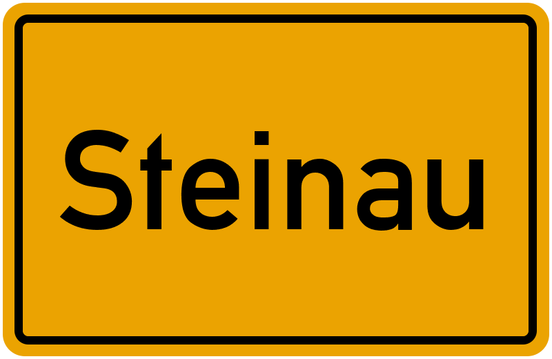 Ortsschild Steinau