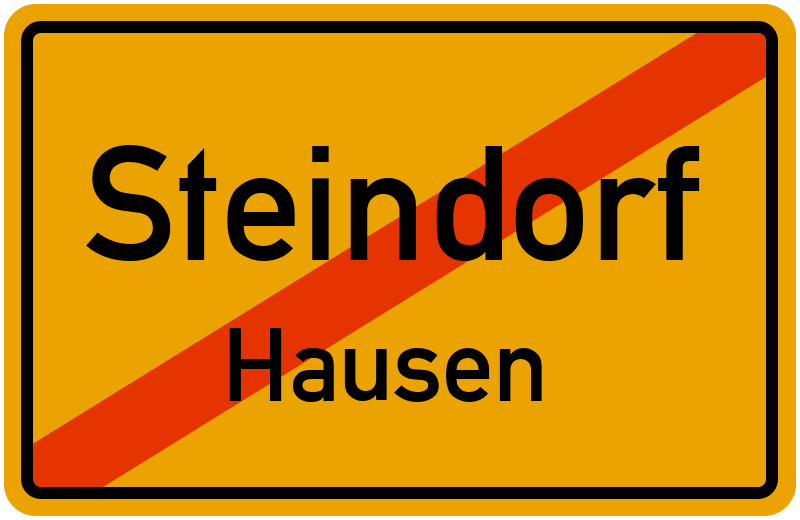 Ortsschild Steindorf