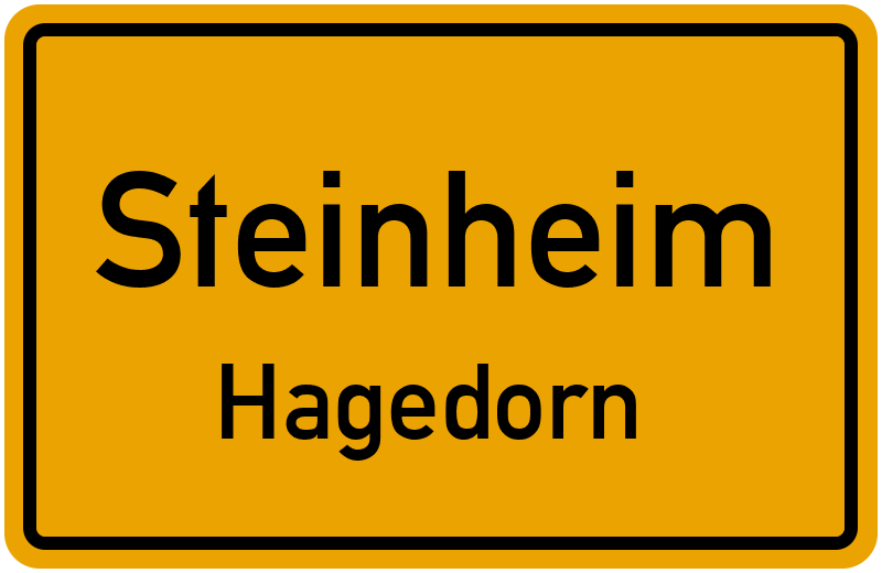Ortsschild Steinheim