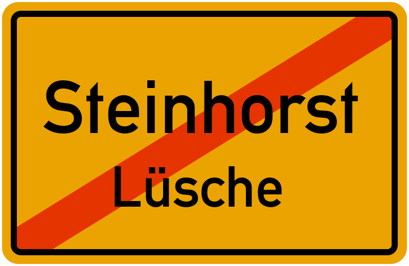 Ortsschild Steinhorst