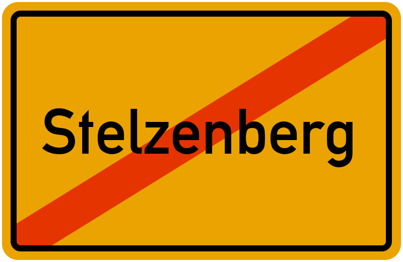 Ortsschild Stelzenberg