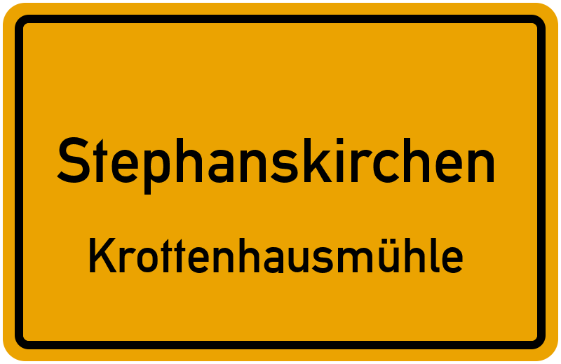 Ortsschild Stephanskirchen
