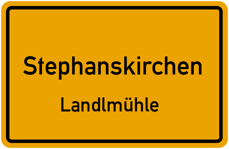 Ortsschild Stephanskirchen