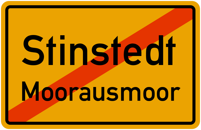 Ortsschild Stinstedt