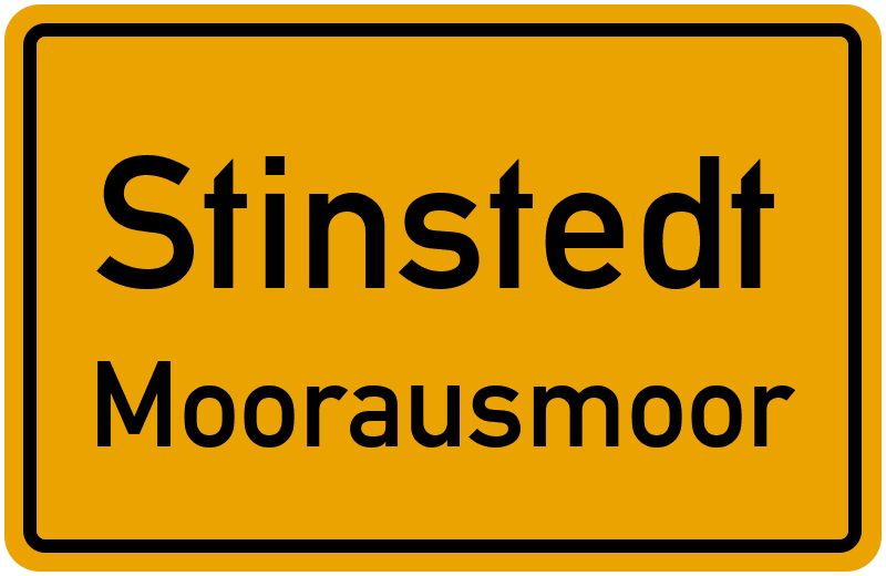 Ortsschild Stinstedt