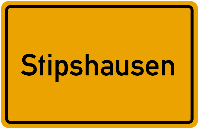 Ortsschild Stipshausen