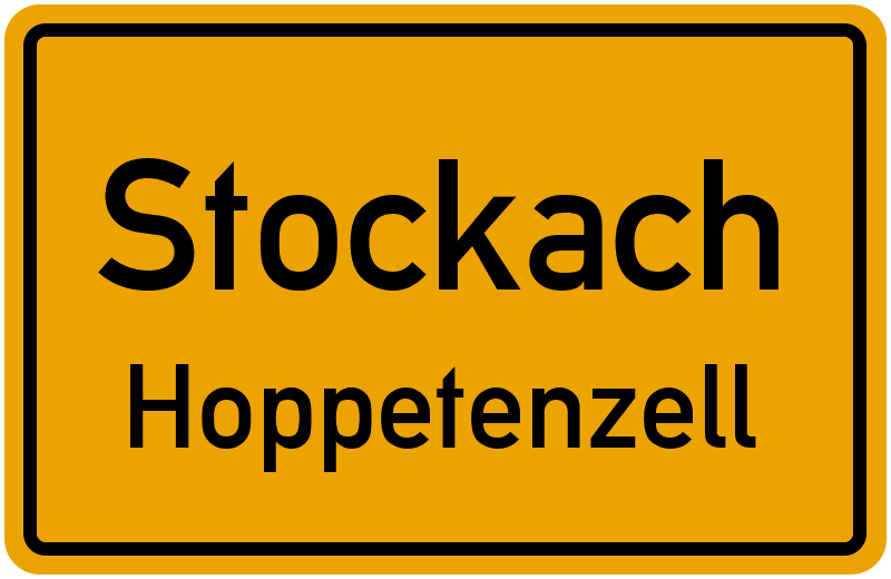 Ortsschild Stockach