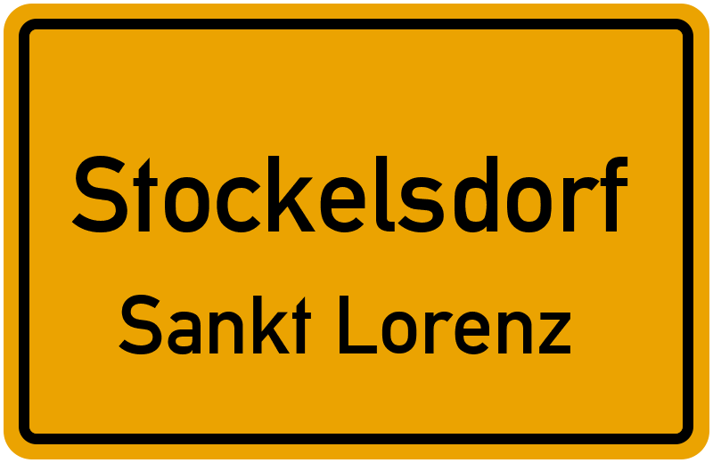 Ortsschild Stockelsdorf