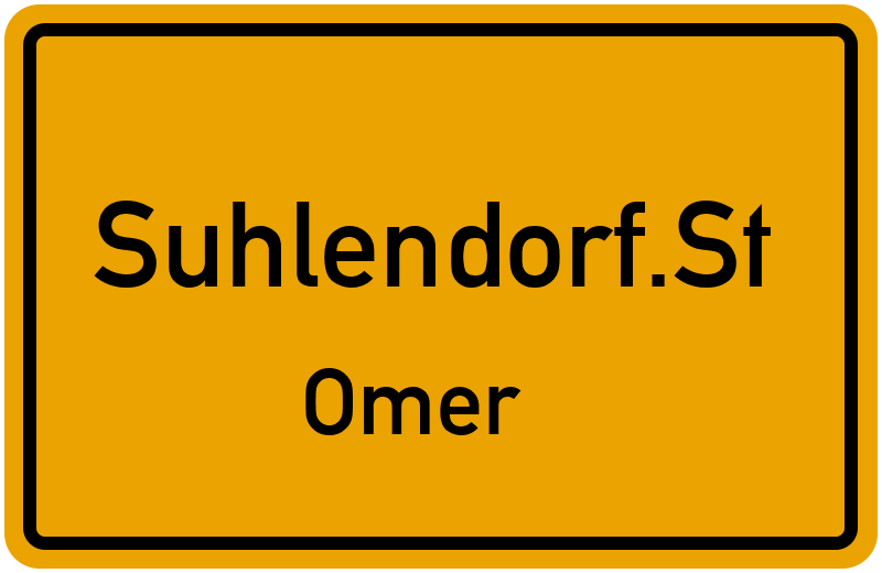 Ortsschild Suhlendorf.St