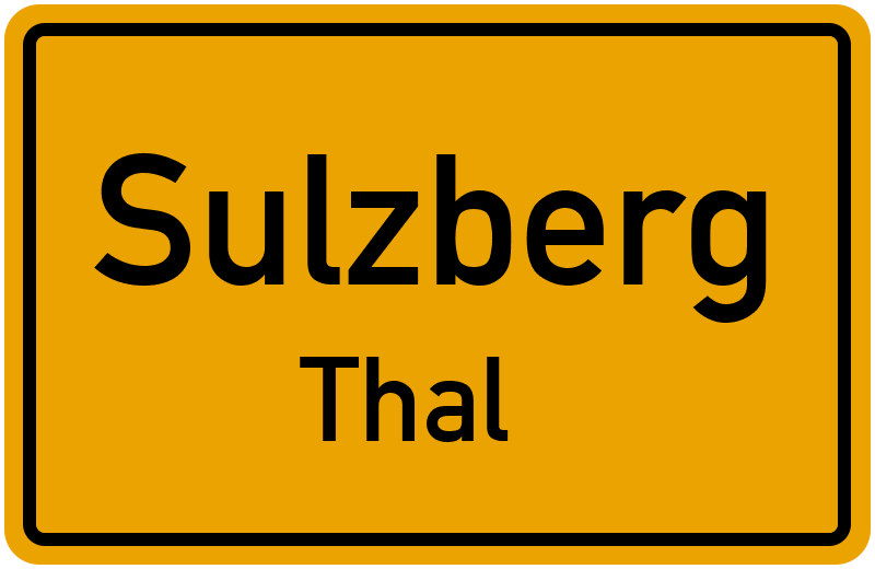 Ortsschild Sulzberg