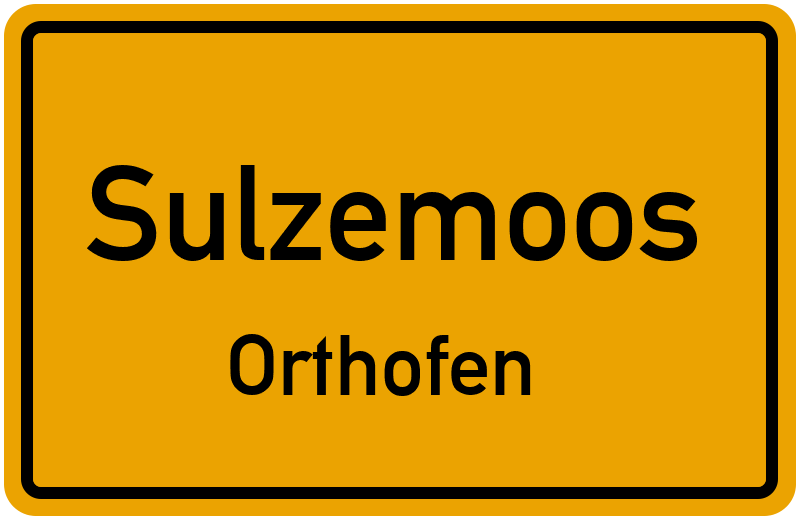 Ortsschild Sulzemoos